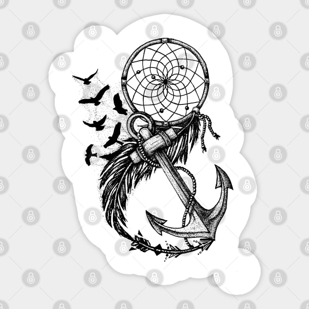 Dreamcatcher Sticker by mayberus